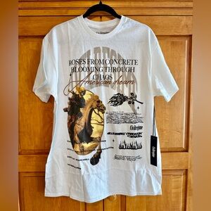 NWT Civil An American Story Classic Oversized T-Shirt Size Large